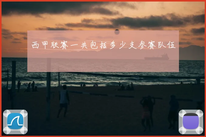 西甲联赛一共包括多少支参赛队伍